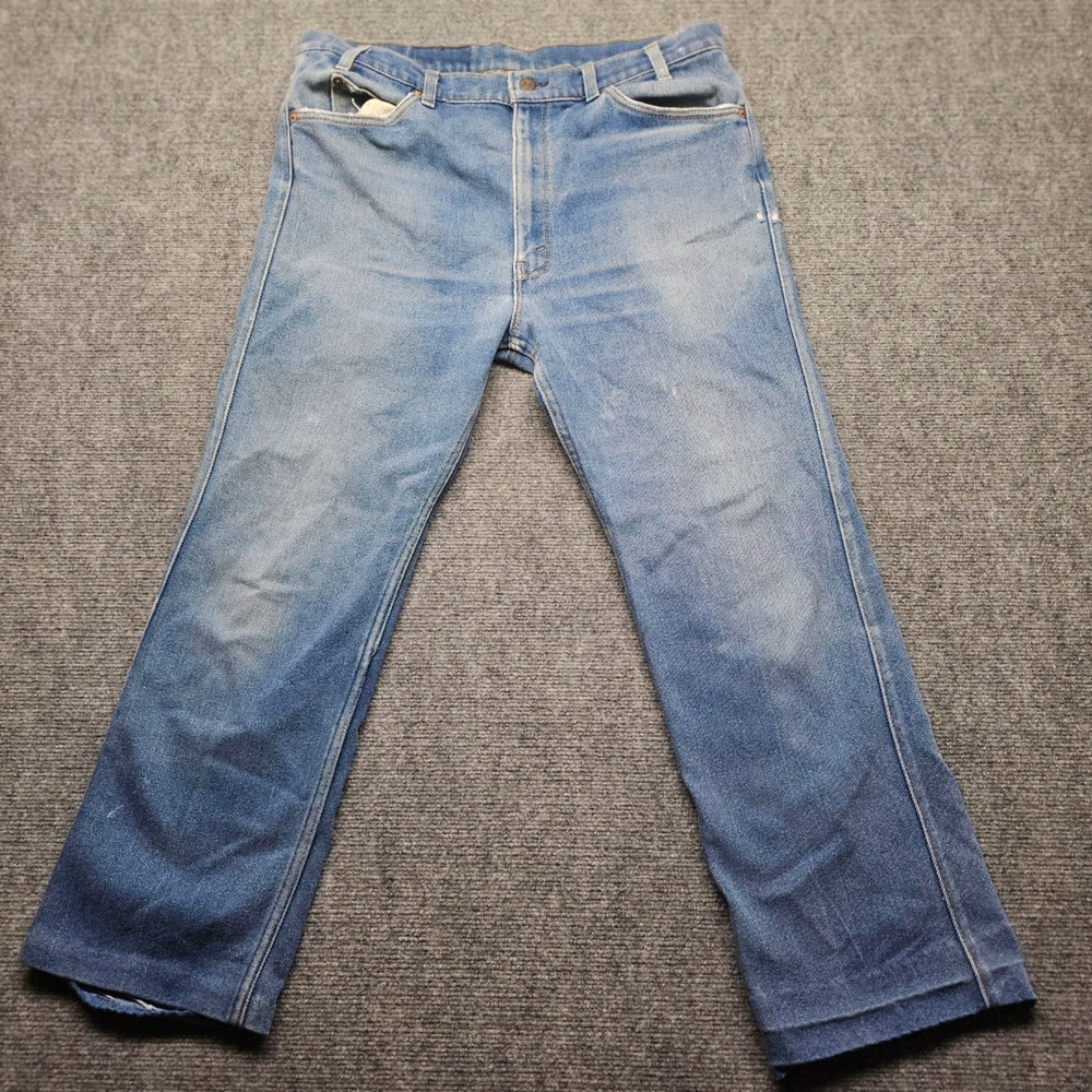 Vintage Levis 515 Jeans Mens 36x30 Blue Denim Straight Leg Made in USA 80s 90s